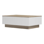Coffee table Winey in sonoma-white color 90x60x31.5cm - Image 4