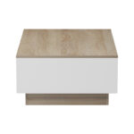 Coffee table Winey in sonoma-white color 90x60x31.5cm - Image 6