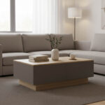 Coffee table Winey in sonoma-antthracite color 90x60x31.5cm