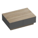 Coffee table Winey in sonoma-antthracite color 90x60x31.5cm - Image 5