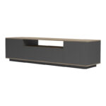 Tv stand Winey in sonoma-anthracite color 180x44.5x44.5cm - Image 4