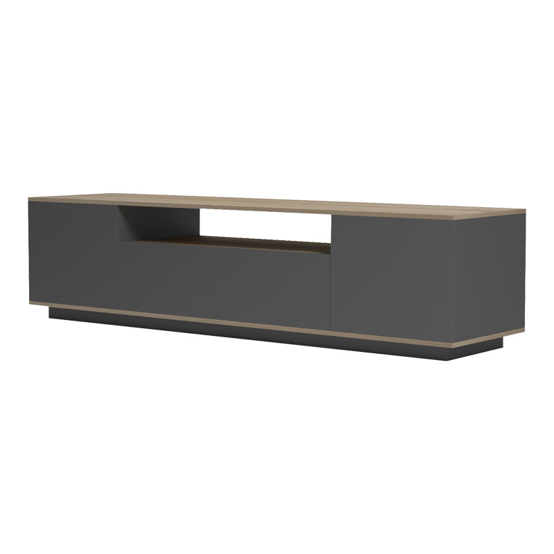 230-000113-3 Tv stand Winey in sonoma-anthracite color 180x44.5x44.5cm - Image 4