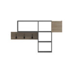 Wall shelf rack Wenia in sonoma-anthracite 99.5x15x61cm - Image 2