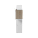 Wall shelf rack Wenia in sonoma-white 99.5x15x61cm - Image 5