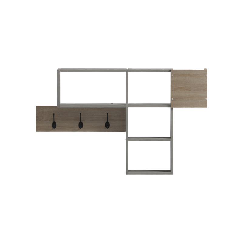 230-000121-1 Wall shelf rack Wenia in sonoma and beige marble look 99.5x15x61cm - Image 2