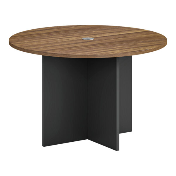 Oscar Professional conference table in walnut-anthracite shade D150x76cm