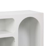 Buffet Emersi with shelves mdf in white color 164x34x76cm - Image 3