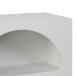Bookcase Emersi mdf in white color 70x35x100cm - Image 3