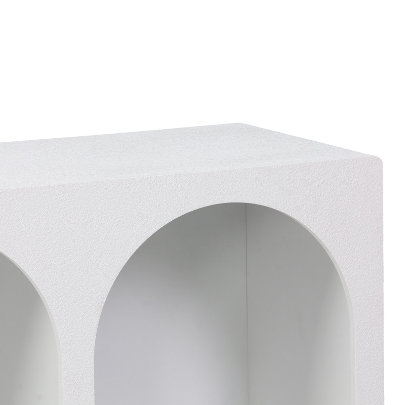 260-000040-3 Buffet Emersi with shelves mdf in white color 120x35x76cm - Image 4