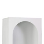 Bookcase Emersi mdf in white color 48x35x180cm - Image 3