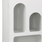 Bookcase Emersi mdf in white color 48x35x180cm - Image 4