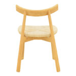 Clareta chair rubberwood-rope in natural shade 53x55x79cm - Слика 6