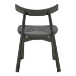 Clareta chair rubberwood-rope in black shade 53x55x79cm - Слика 6