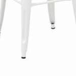 Stool Utopia metal white matte 30x30x45cm - Слика 5