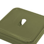 Stool Utopia dark olive green metal 30x30x45cm - Слика 4