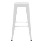 Bar stool Utopia metal white matte 42x42x76cm - Слика 3