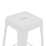 Bar stool Utopia metal white matte 42x42x76cm - Слика 4
