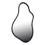 Mirror Decorde Inart wood in black color 90x3.5x150cm