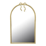 Mirror Frensia Inart wood in gold color 58x3x93cm