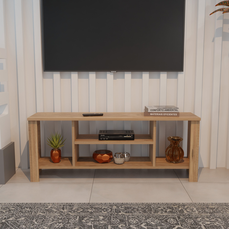 321-000123-2 Seref tv unit in oak color 120x30x47cm - Image 3