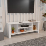 Seref tv unit in white color 120x30x47cm