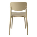 Stackable Berdian pp chair in cappuccino color 38x49x79cm - Image 5