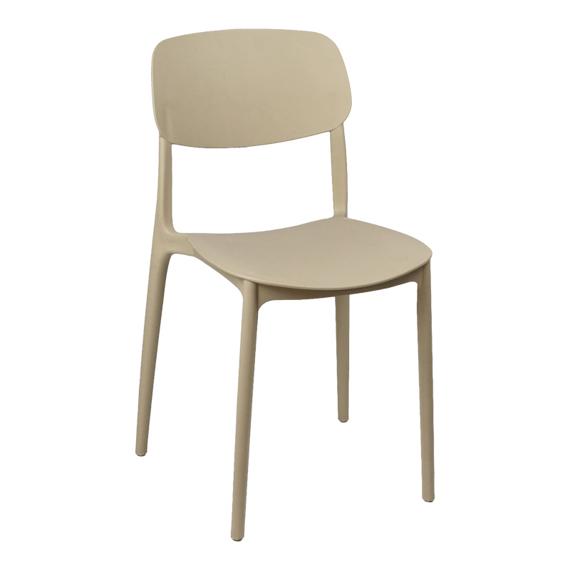 326-000042 Stackable Berdian pp chair in cappuccino color 38x49x79cm - Image 1