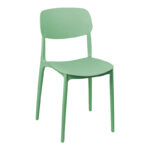 Stackable Berdian pp chair in mint color 38x49x79cm