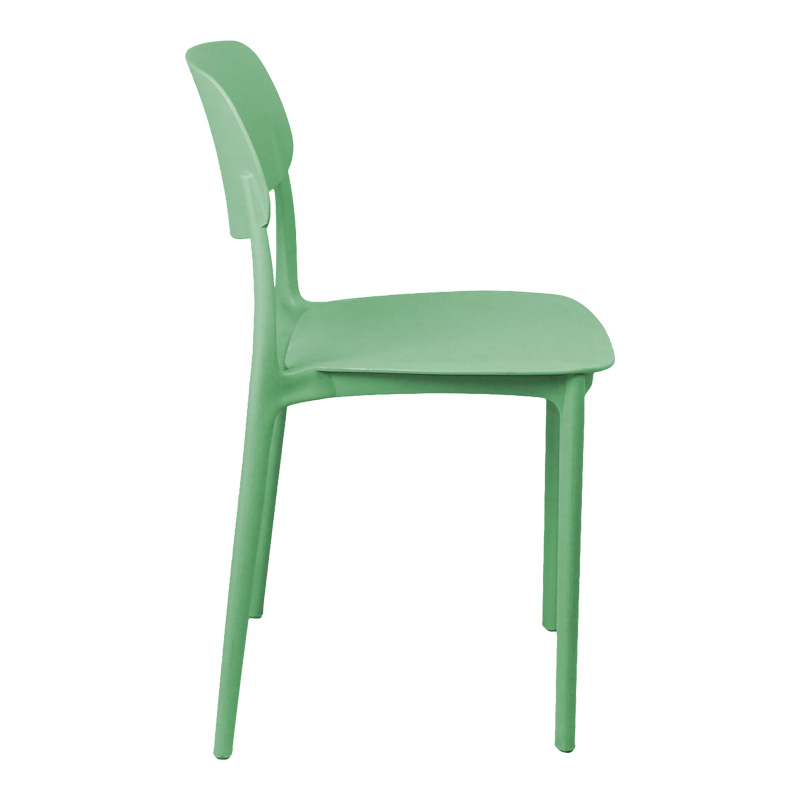 326-000043-2 Stackable Berdian pp chair in mint color 38x49x79cm - Image 3
