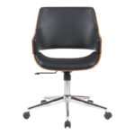 Setulo office chair black pu-chrome base 53x61x79-89cm - Слика 4