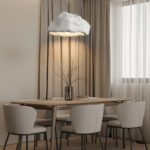 Ceiling lamp Gkery E27 white ps D52x30cm - Слика 2