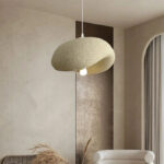 Ceiling lamp Ferecon E27 beige ps D45x25cm - Image 2