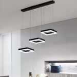 3-light Ceiling lamp Benor led black metal 70x20x15cm - Слика 2