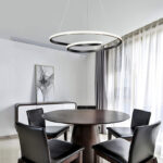 Ceiling lamp Rexon led black metal D49x12cm - Слика 2