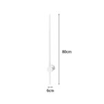 Wall led light Eftenbo in white color D8x80cm - Image 3
