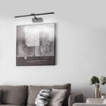 Wall light Debiwen led metal in black color 60x10x6cm - Image 2