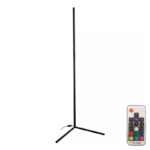 Floor light Nanek led metal in black color 30x30x120cm