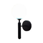 Wall light Genka G9 metal in black-white color 15x23x34cm