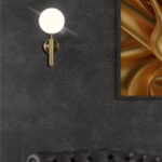 Wall light Genka G9 metal in gold-white color 15x23x34cm - Image 2