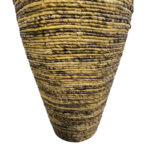 Decorative vase Lerpon Inart banana rope in natural color D40x100cm - Image 3