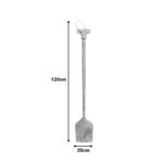 Wall decorative paddle Paddly Inart mahogany wood in natural color 20χ3x120cm - Image 4