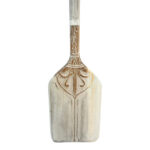 Wall decorative paddle Boon Inart mahogany wood in white-natural color 20χ3x120cm - Image 3