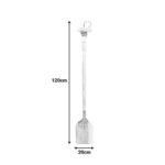 Wall decorative paddle Boon Inart mahogany wood in white-natural color 20χ3x120cm - Image 4