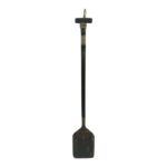 Wall decorative paddle Boon Inart mahogany wood in black-natural color 20χ3x120cm