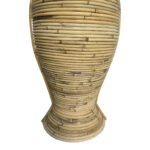 Vase Virnia Inart pe rattan in natural color D40x100cm - Image 3