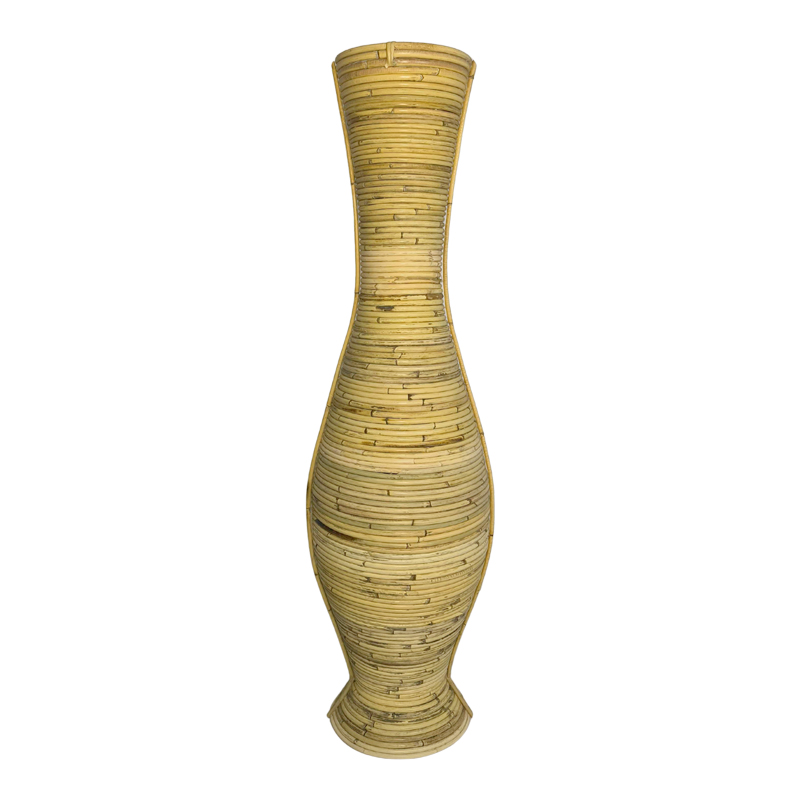 343-000107 Vase Virnia Inart pe rattan in natural color D40x100cm - Image 1