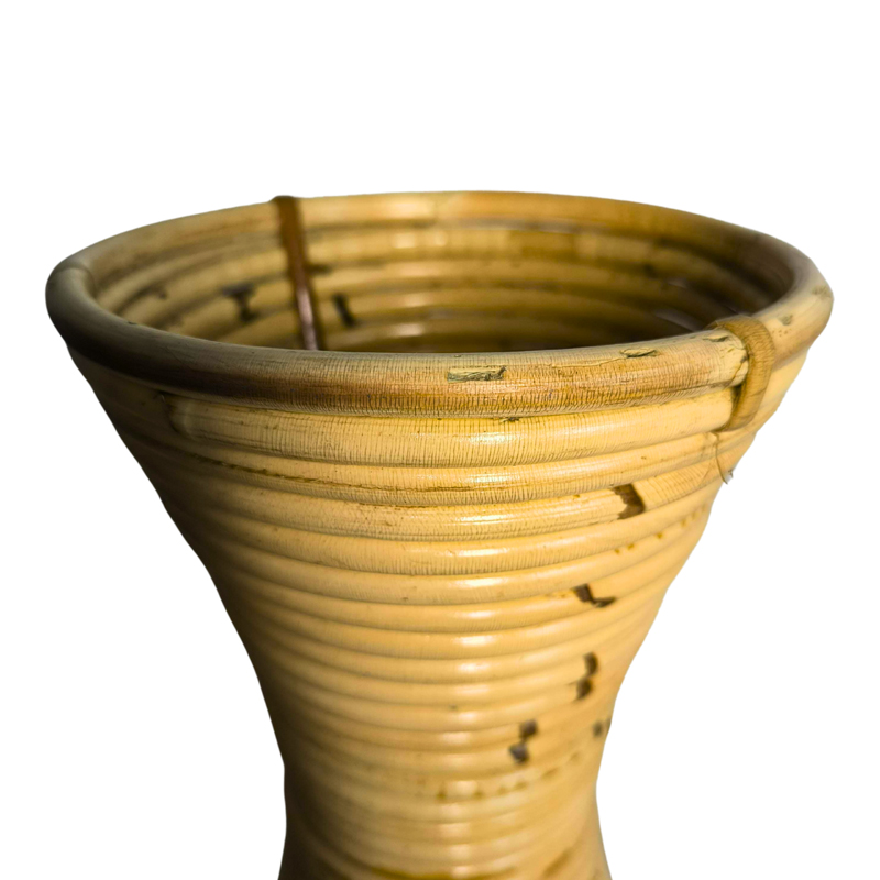 343-000108-1 Vase Virnia Inart pe rattan in natural color D40x70cm - Слика 2