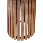 Kenda Ι mindi wood table in natural shade D120x75cm - Image 4