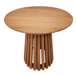 Kenda I mindi wood table in natural shade D80x75cm - Слика 2