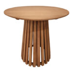 Kenda I mindi wood table in natural shade D80x75cm